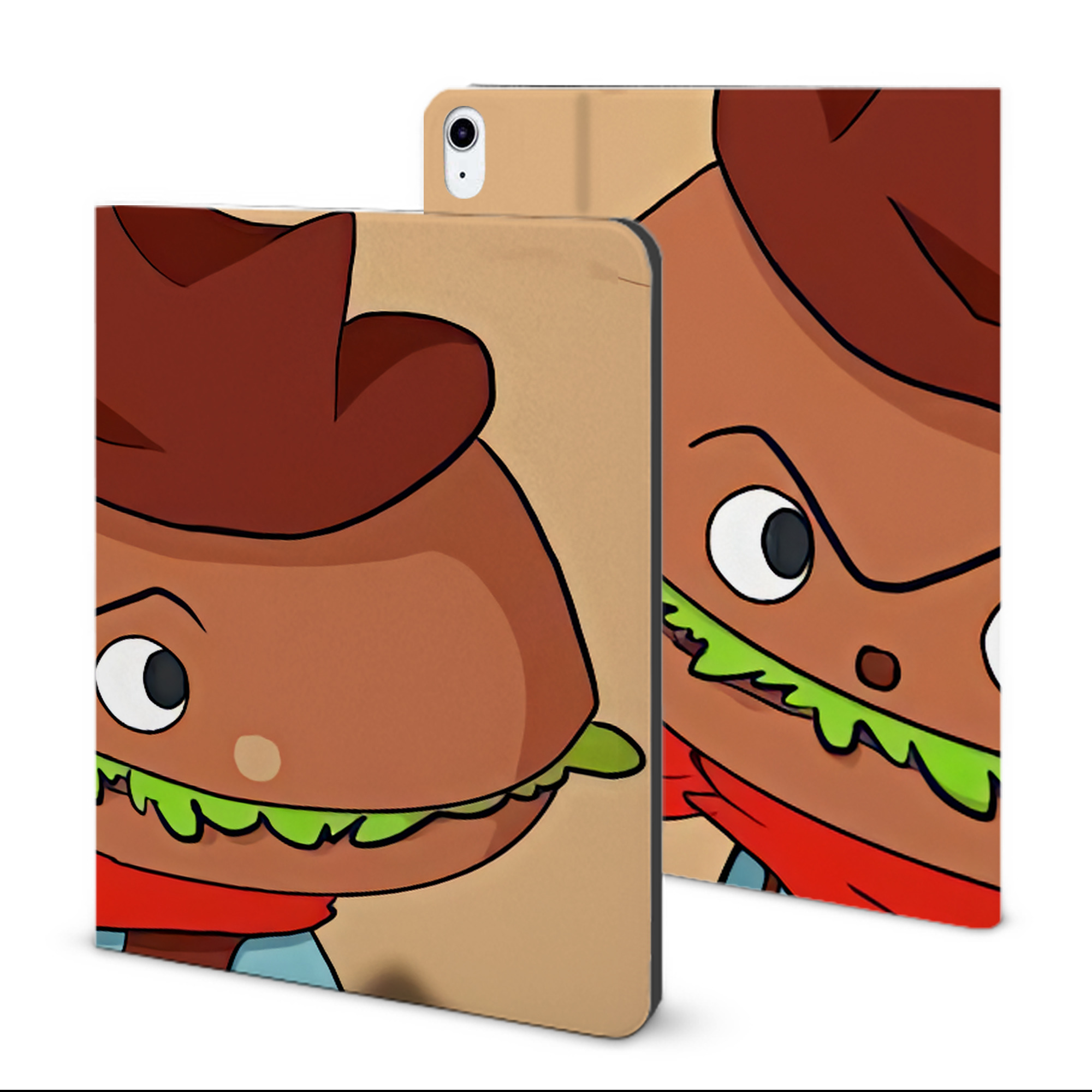 （画像用） アンパンマン Anpanman IPad ケース ブック型 PUレザー TPU 耐衝撃 軽量 薄型 ペン収納なし 全面保護 IPad 各モデル対応